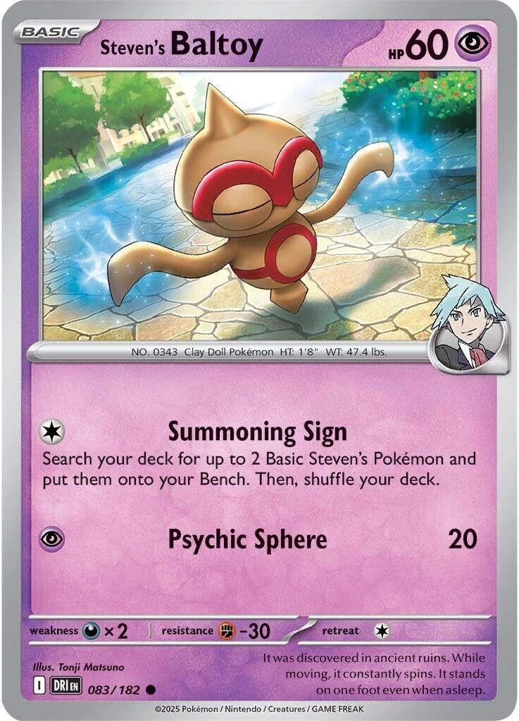 Image for Steven's Baltoy - Pokemon