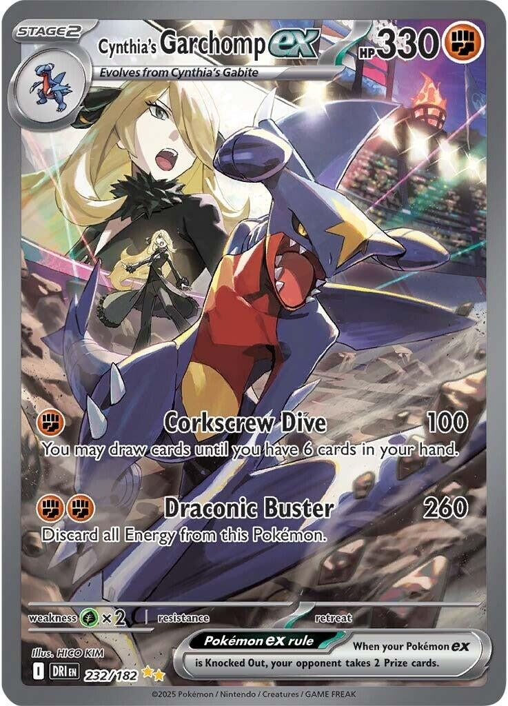 Image for Cynthia's Garchomp ex - Pokemon
