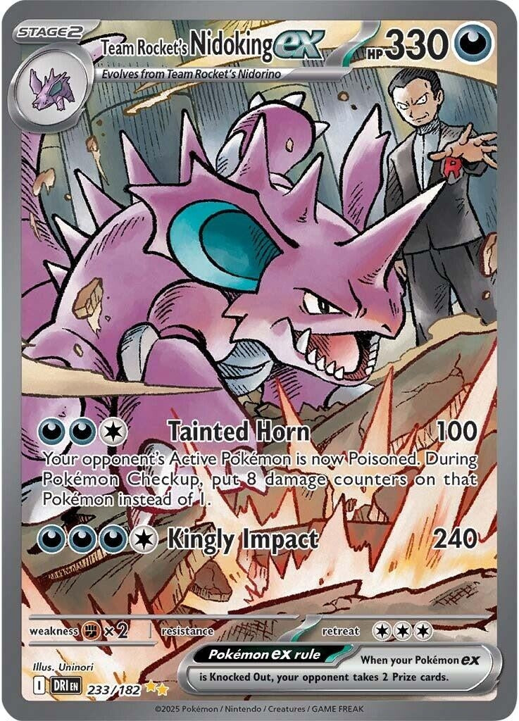 Image for Team Rocket's Nidoking ex - Pokemon