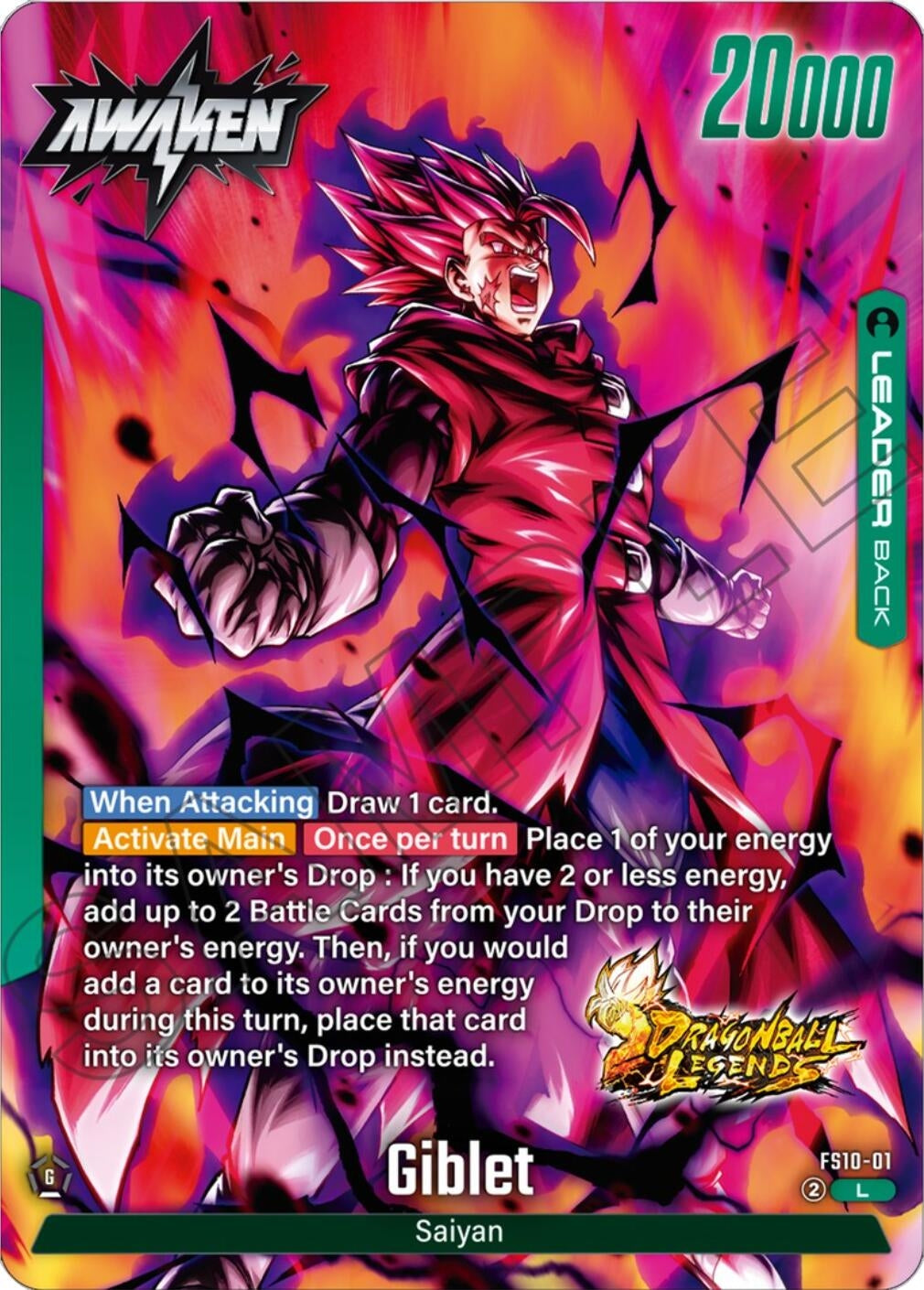 Image for Giblet - FS10-01 - Dragon Ball Super: Fusion World