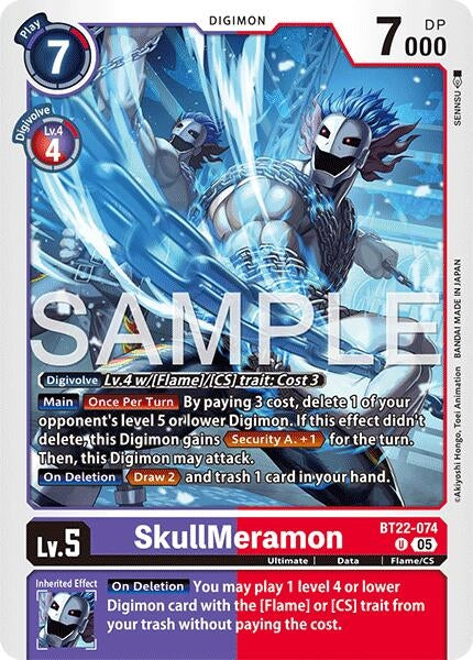 Image for SkullMeramon - Digimon Card Game