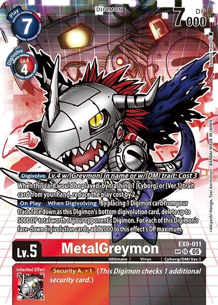 Image for MetalGreymon (SP) - Digimon Card Game