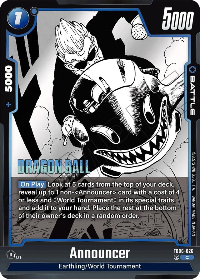 Image for Announcer - Dragon Ball Super: Fusion World