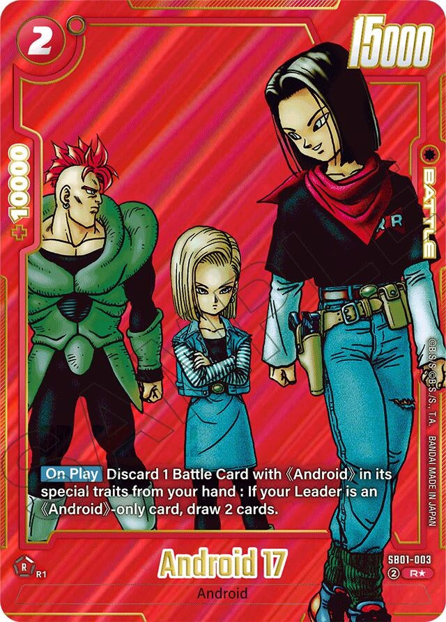 Image for Android 17 - SB01-003 (Alternate Art) - Dragon Ball Super: Fusion World