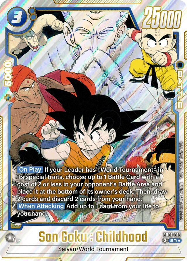 Image for Son Goku : Childhood - SB01-018 (Alternate Art) - Dragon Ball Super: Fusion World