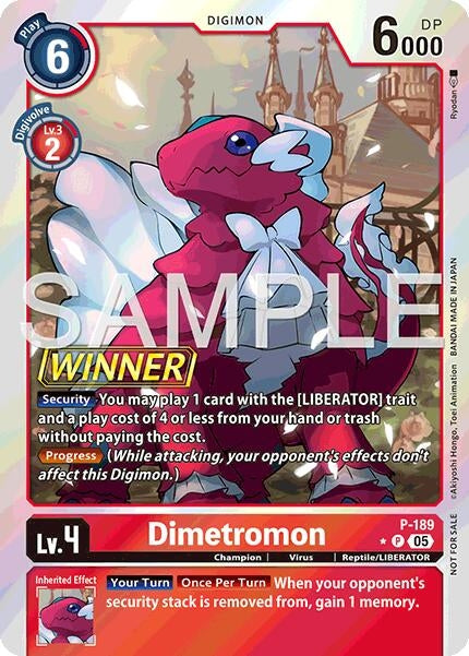 Image for Dimetromon (Store Tournament 2025 Vol.3 Winner Pack) - Digimon Card Game