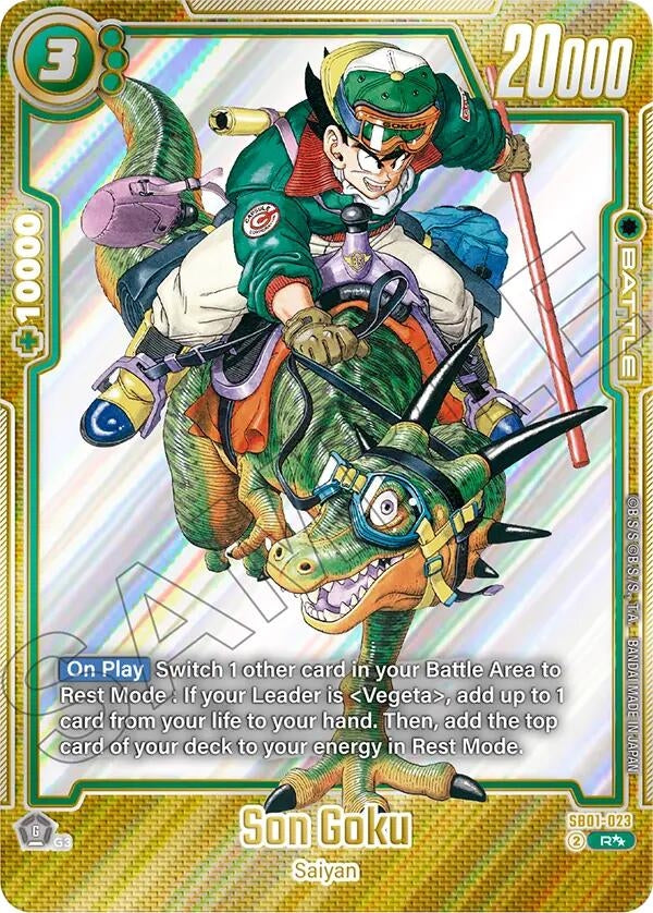Image for Son Goku - SB01-023 (Super Alternate Art) - Dragon Ball Super: Fusion World