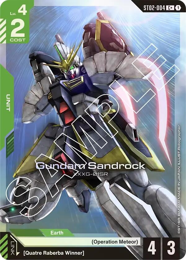 Image for Gundam Sandrock (C+) - Gundam Card Game