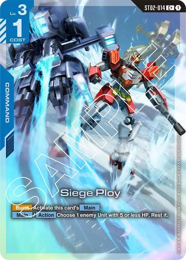 Image for Siege Ploy (C+) - Gundam Card Game