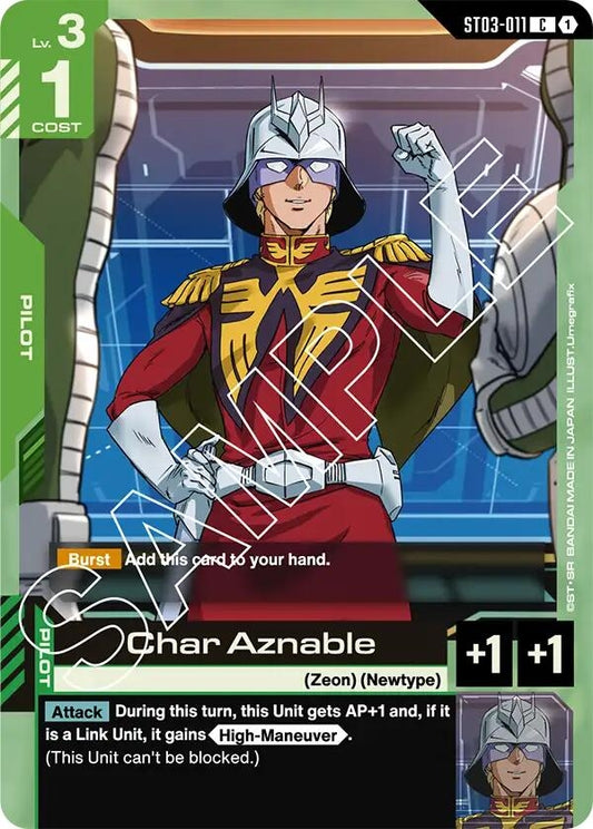 Image for Char Aznable - Gundam Card Game