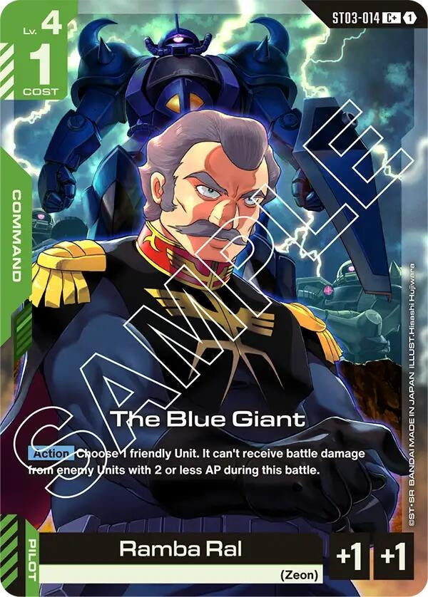 Image for The Blue Giant (C+) - Gundam Card Game