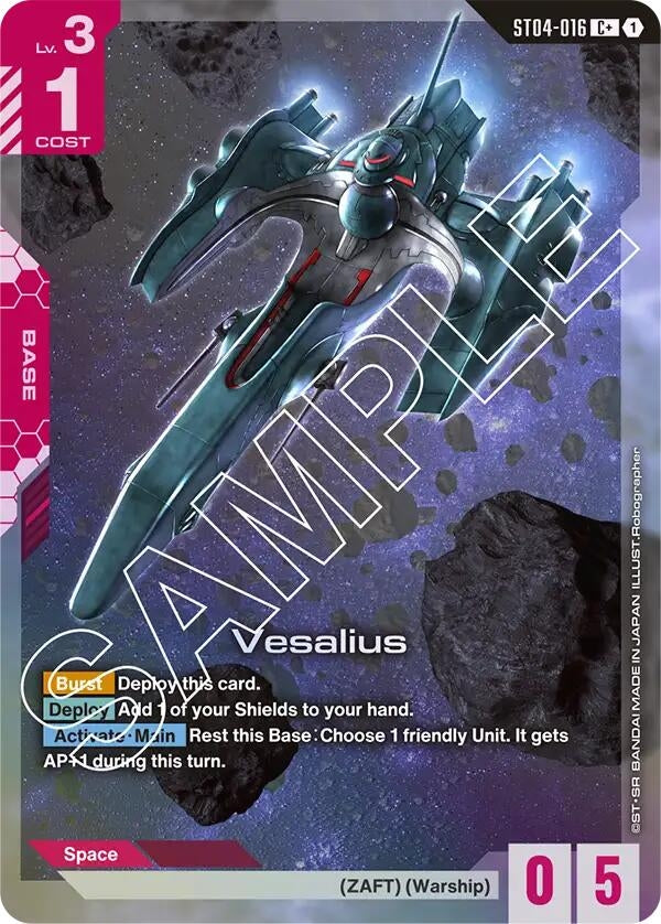 Image for Vesalius (C+) - Gundam Card Game
