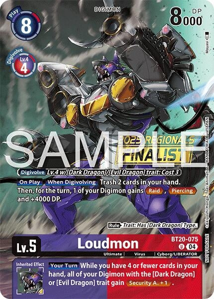 Image for Loudmon (Regionals 25-26 Season 2 Finalist) - Digimon Card Game