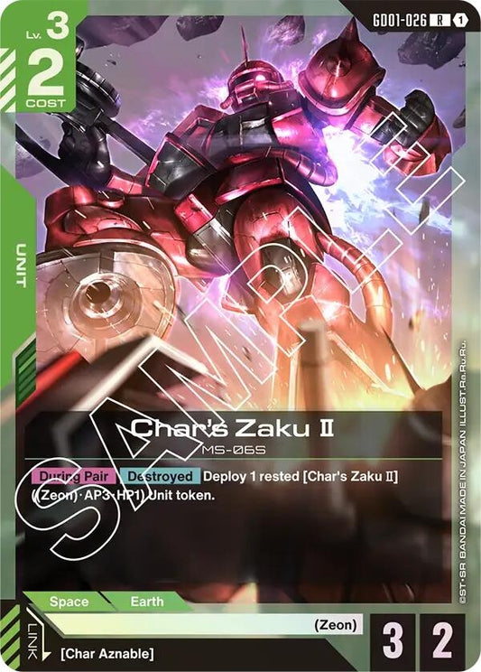Image for Char's Zaku II - Gundam Card Game
