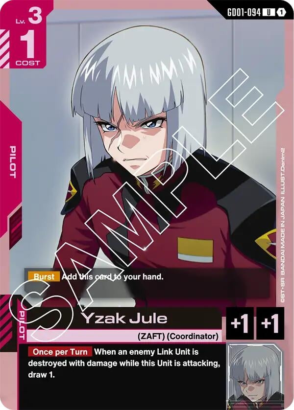 Image for Yzak Jule - Gundam Card Game
