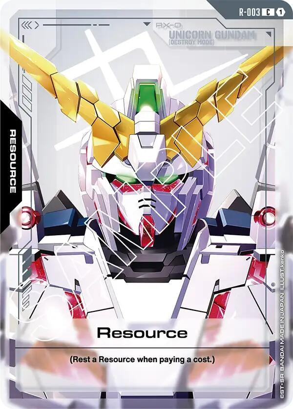 Image for Resource (R-003) - Gundam Card Game