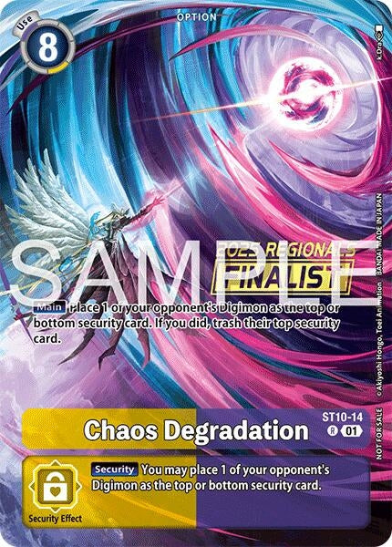 Image for Chaos Degradation (Regionals 25-26 Season 2 Finalist) - Digimon Card Game