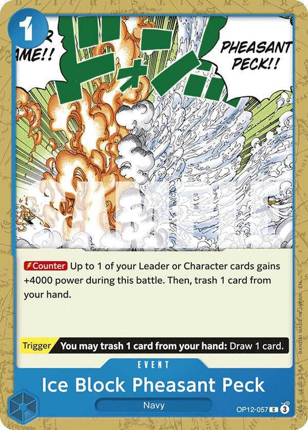 Image for Ice Block Pheasant Peck - One Piece Card Game