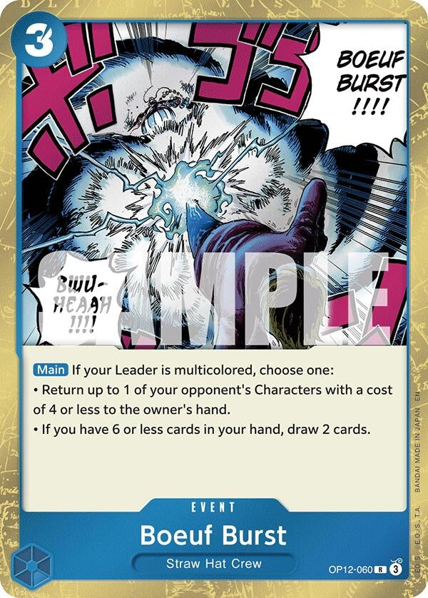 Image for Boeuf Burst - One Piece Card Game