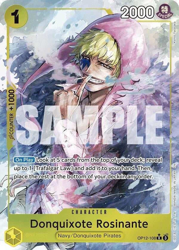Image for Donquixote Rosinante (108) (Alternate Art) - One Piece Card Game
