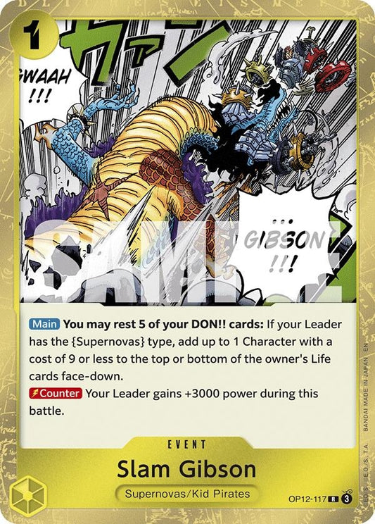 Image for Slam Gibson - One Piece Card Game