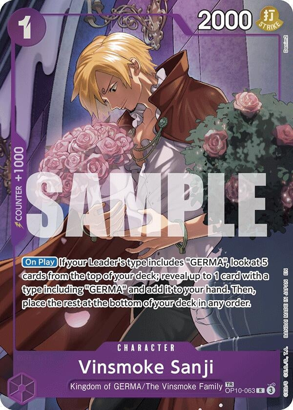 Image for Vinsmoke Sanji (TR) - One Piece Card Game