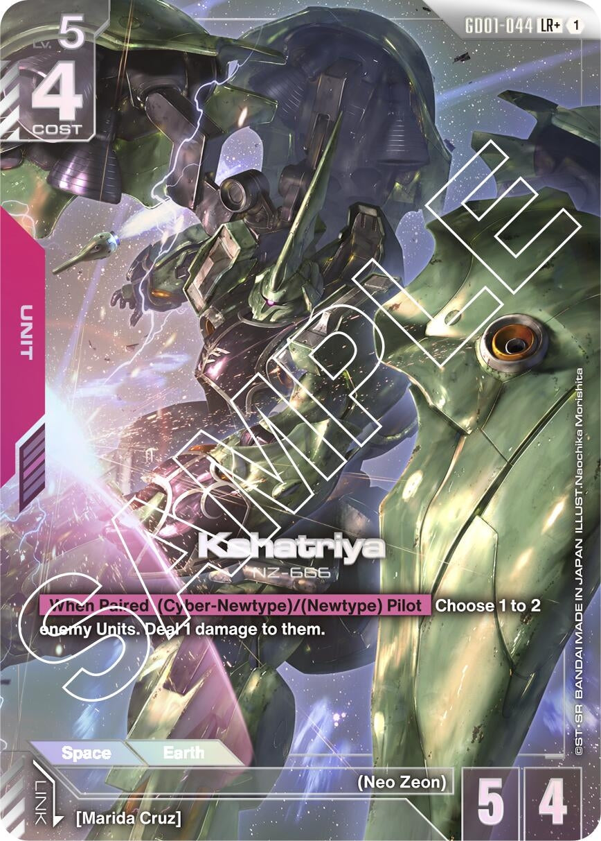 Image for Kshatriya (GD01-044) (LR+) - Gundam Card Game