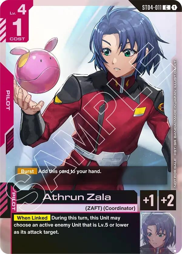 Image for Athrun Zala (Store Tournament Participant Pack 01) - Gundam Card Game