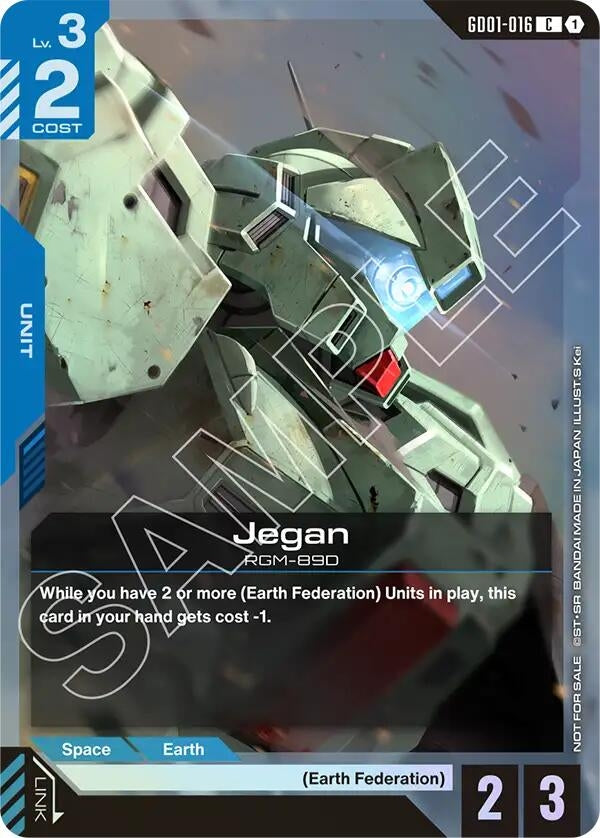 Image for Jegan (Store Tournament Participant Pack 01) - Gundam Card Game
