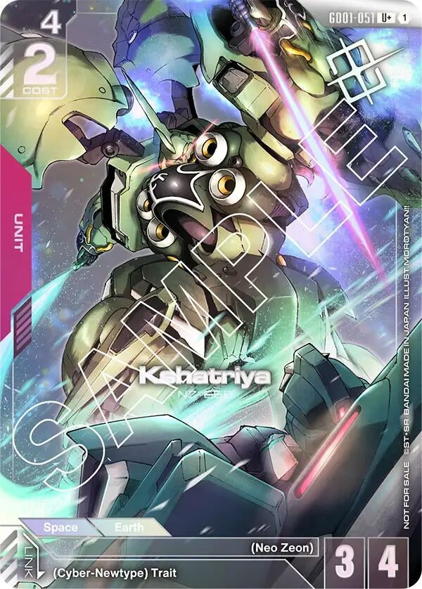 Image for Kshatriya (GD01-051) (Store Tournament Winner Pack 01) - Gundam Card Game