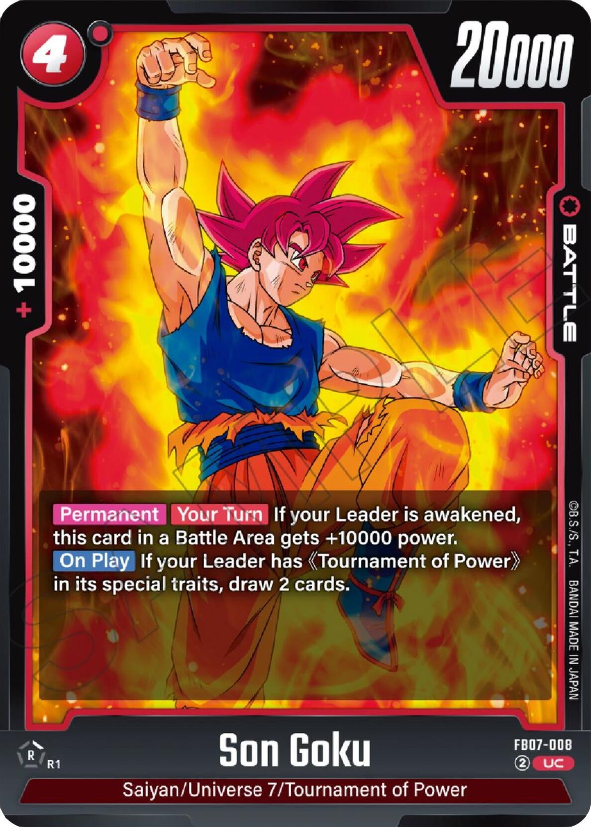 Image for Son Goku - FB07-008 - Dragon Ball Super: Fusion World
