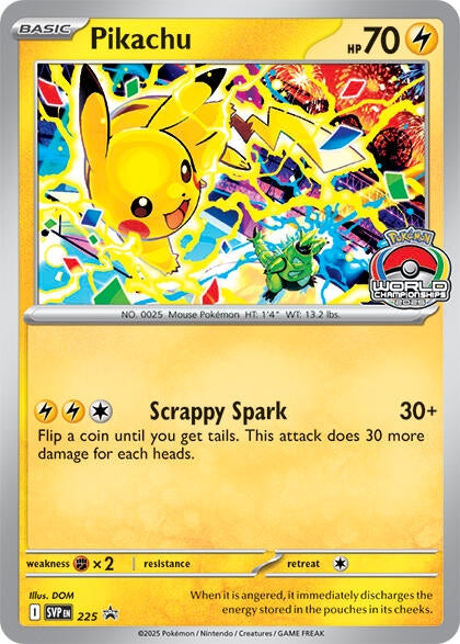 Image for Pikachu - 225 (World Championship 2025) - Pokemon