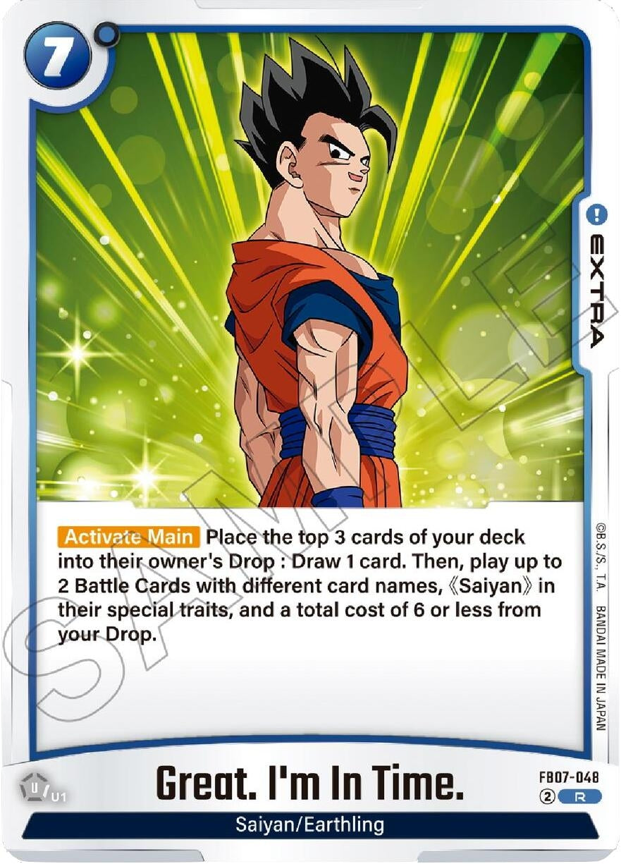 Image for Great. I'm In Time. - Dragon Ball Super: Fusion World