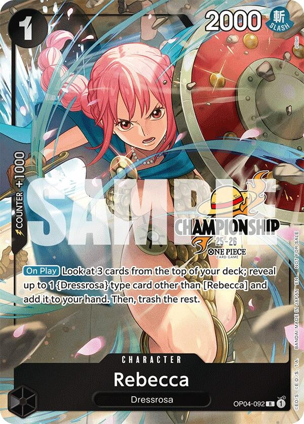 Image for Rebecca (CS 25-26 Celebration Pack) - One Piece Card Game