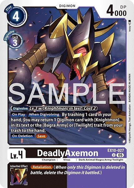 Image for DeadlyAxemon - Digimon Card Game