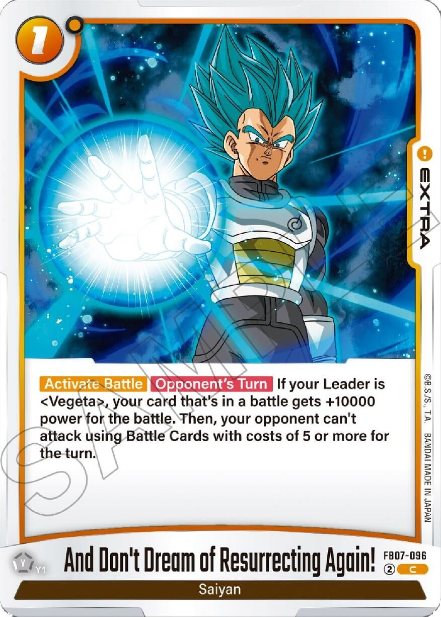 Image for And Don't Dream of Resurrecting Again! - Dragon Ball Super: Fusion World