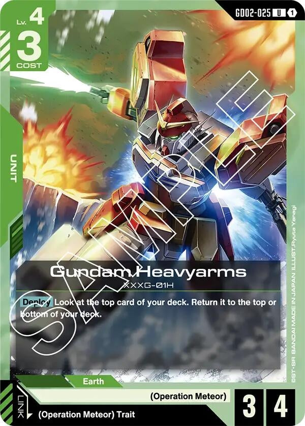 Image for Gundam Heavyarms - Gundam Card Game