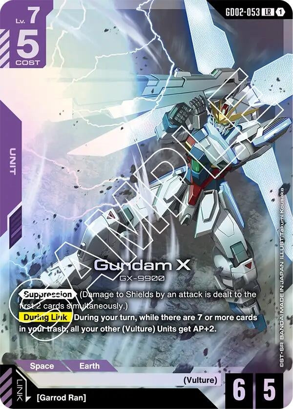 Image for Gundam X (GD02-053) - Gundam Card Game