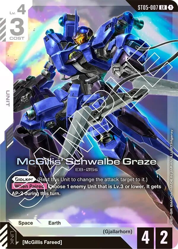 Image for McGillis' Schwalbe Graze - Gundam Card Game