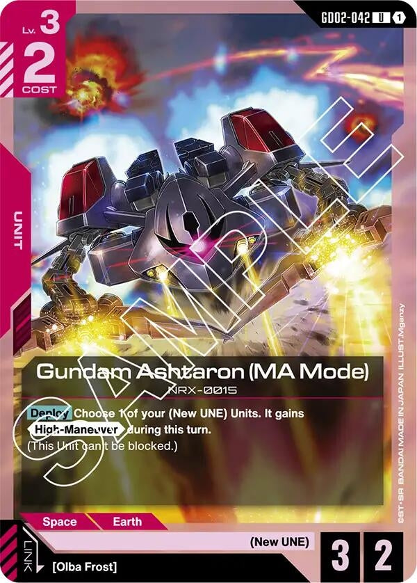 Image for Gundam Ashtaron (MA Mode) - Gundam Card Game