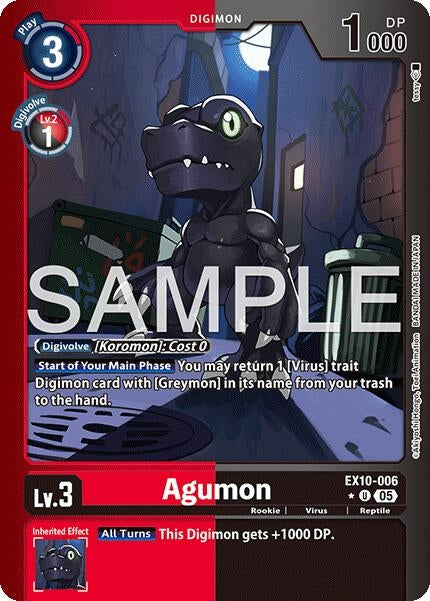 Image for Agumon (Limited Foil) - Digimon Card Game