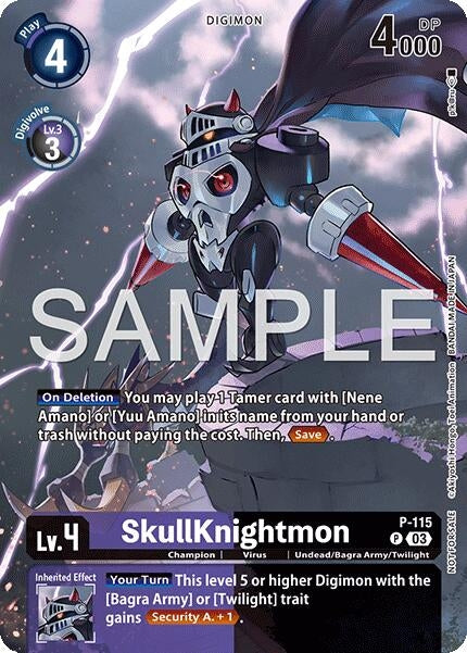 Image for SkullKnightmon - P-115 (Sinister Order Legend Pack) - Digimon Card Game