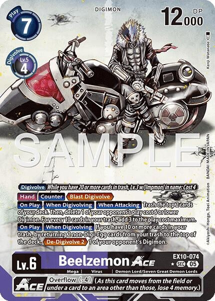 Image for Beelzemon ACE (Alternate Art) - Digimon Card Game