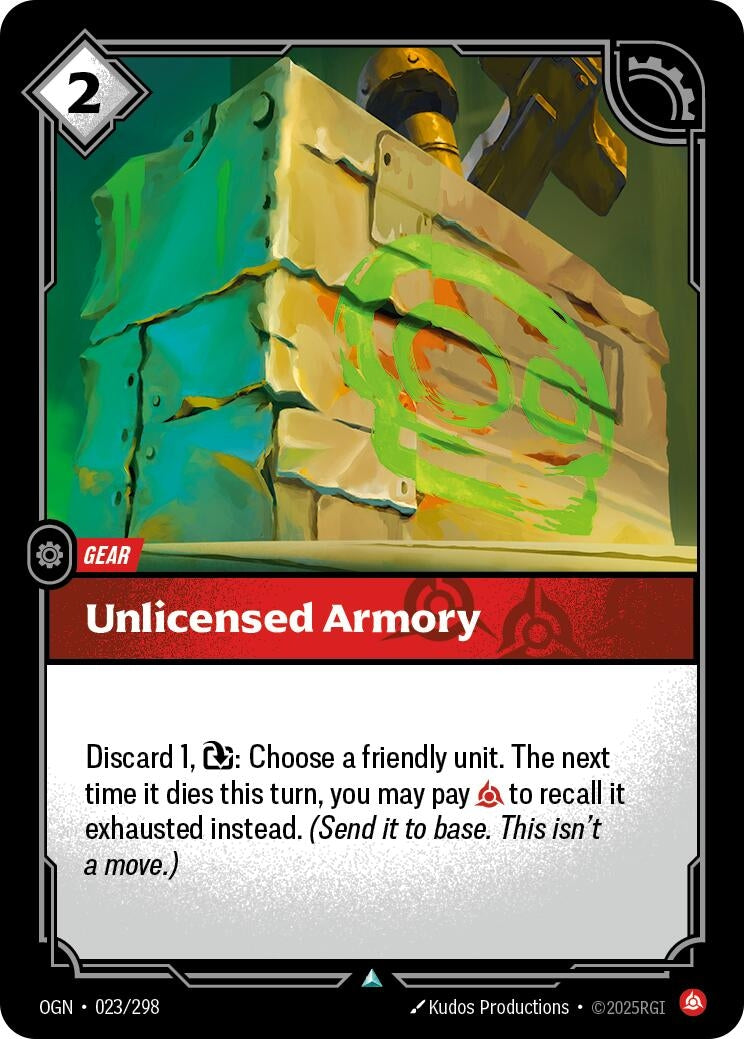 Image for Unlicensed Armory - Riftbound: League of Legends Trading Card Game