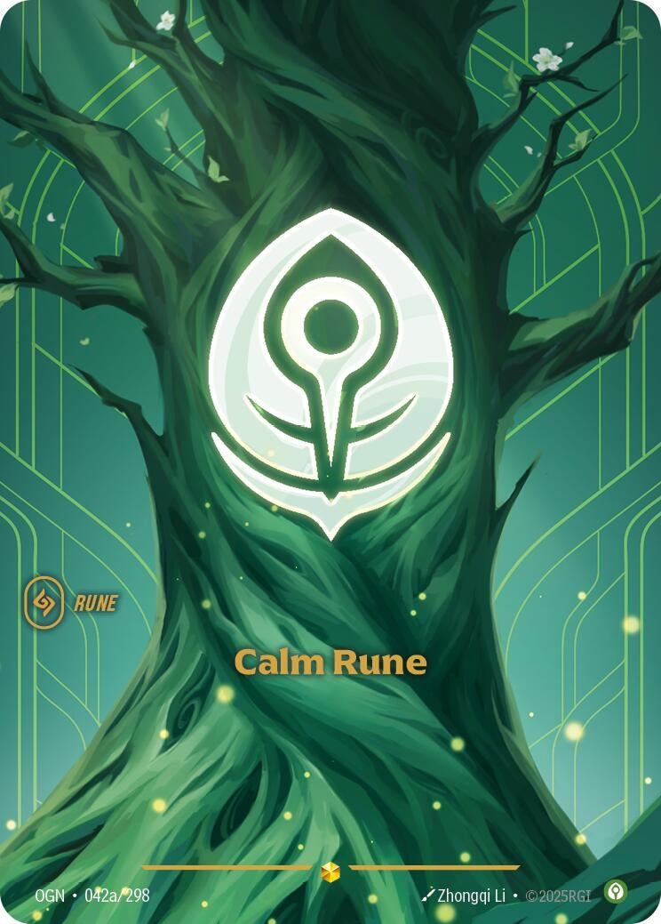 Image for Calm Rune (Alternate Art) - Riftbound: League of Legends Trading Card Game