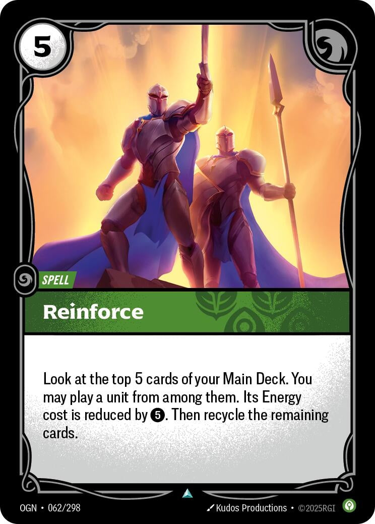 Image for Reinforce - Riftbound: League of Legends Trading Card Game