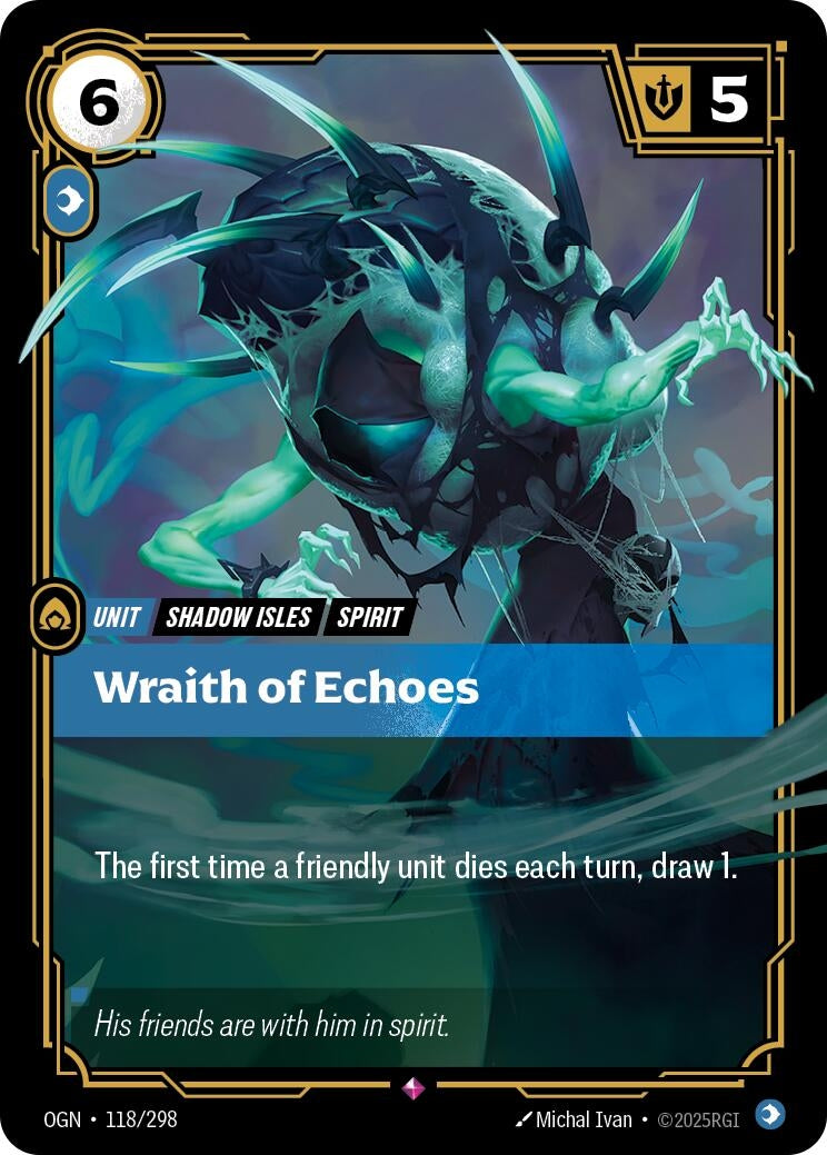 Image for Wraith of Echoes - Riftbound: League of Legends Trading Card Game