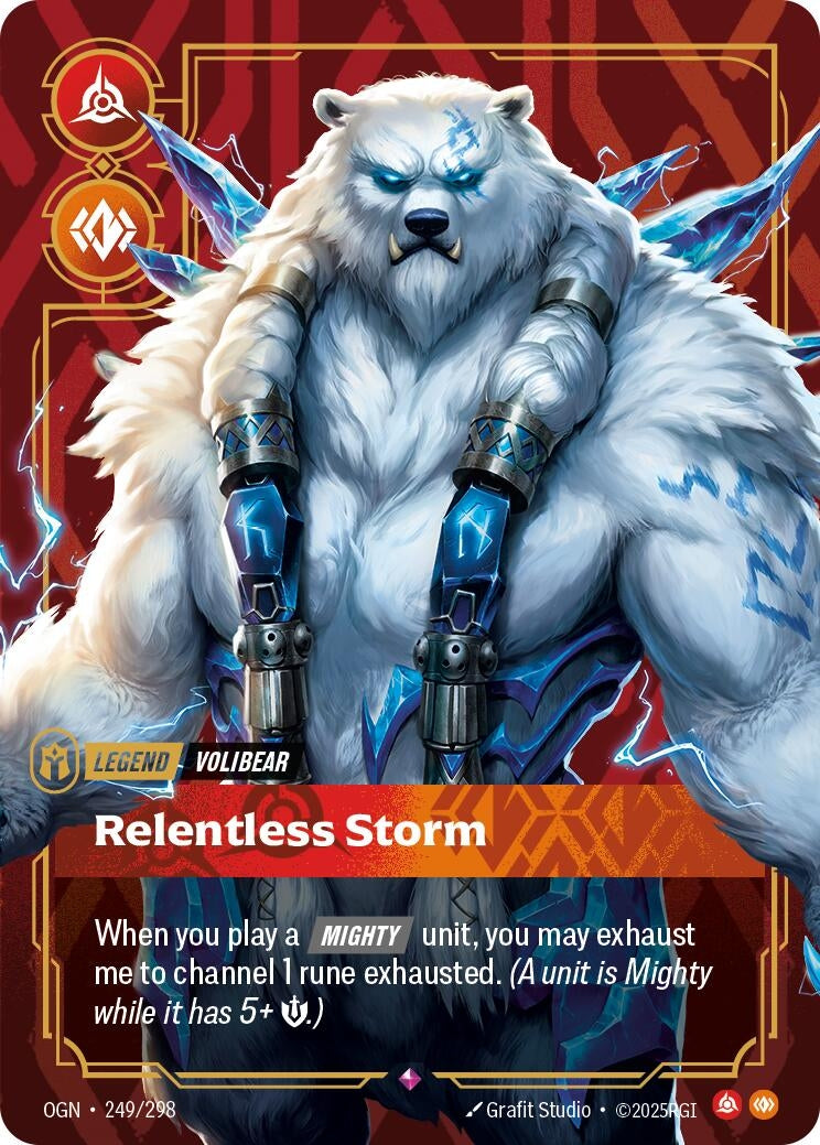 Image for Volibear, Relentless Storm - Riftbound: League of Legends Trading Card Game