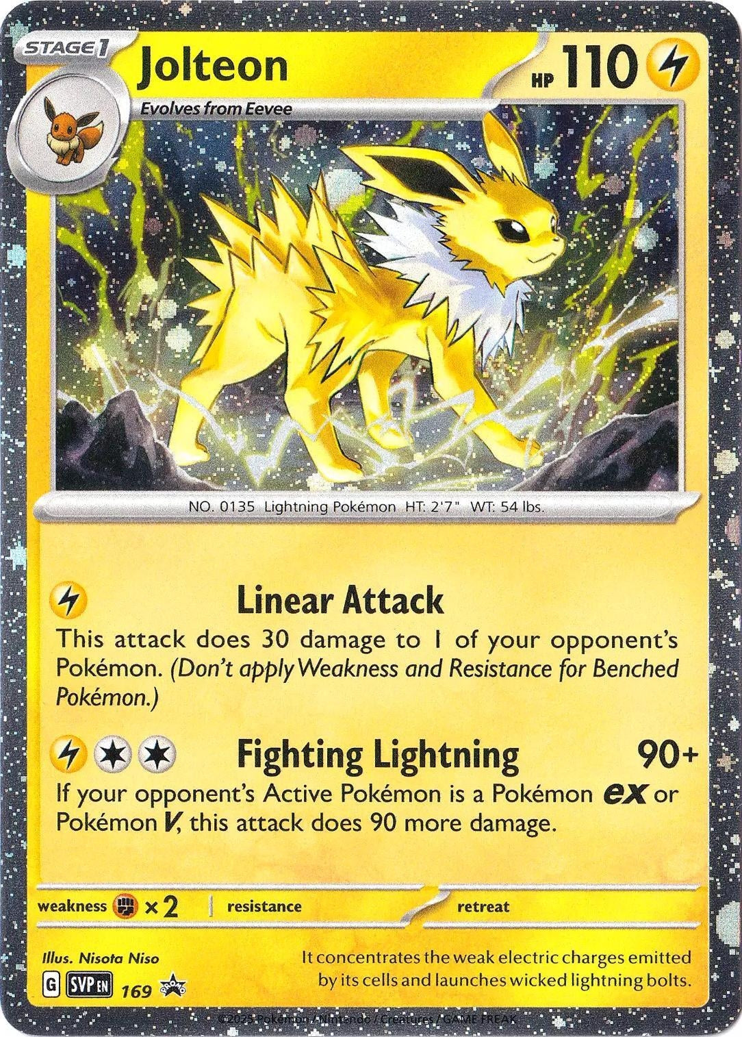 Image for Jolteon - 169 (Cosmos Holo) - Pokemon