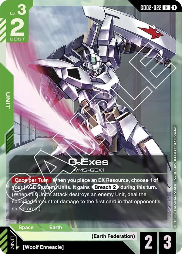 Image for G-Exes - Gundam Card Game
